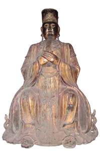 榔梅祠大殿玉皇