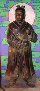 榔梅祠大殿左侍童