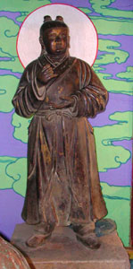 榔梅祠大殿右侍童