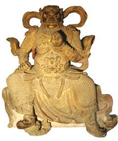 元和观大殿主神像