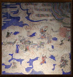 磨针井大殿壁画三