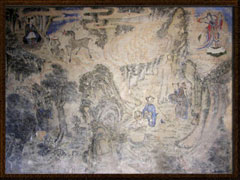 磨针井大殿壁画六
