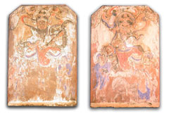 五龙宫大殿木灵官彩绘