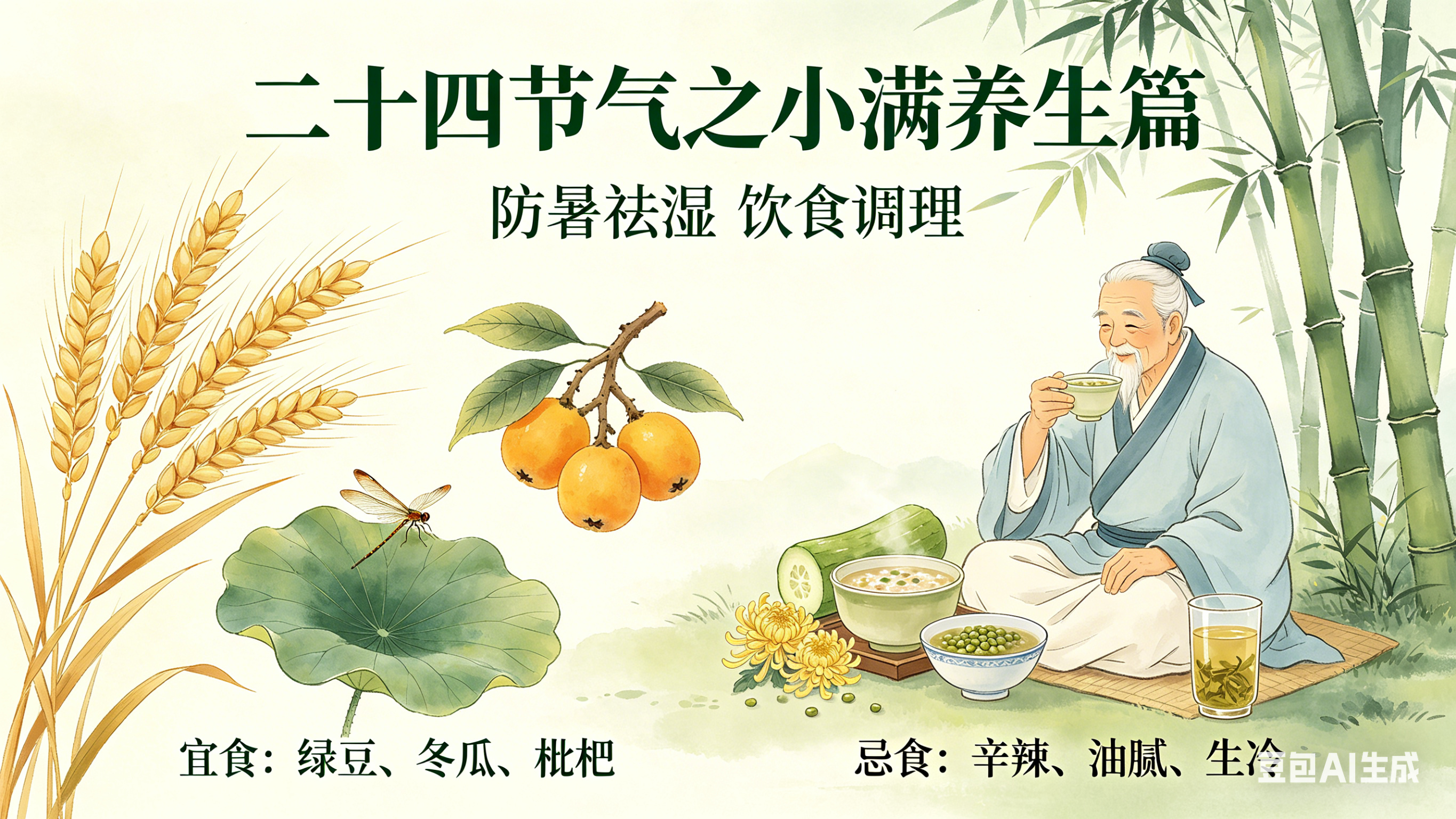 二十四节气之小满养生篇   