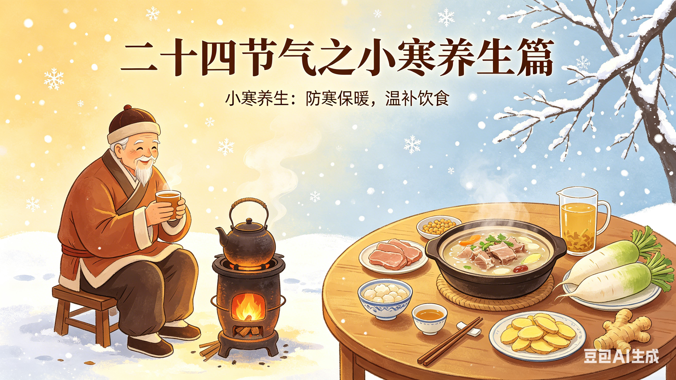 二十四节气之小寒养生篇    