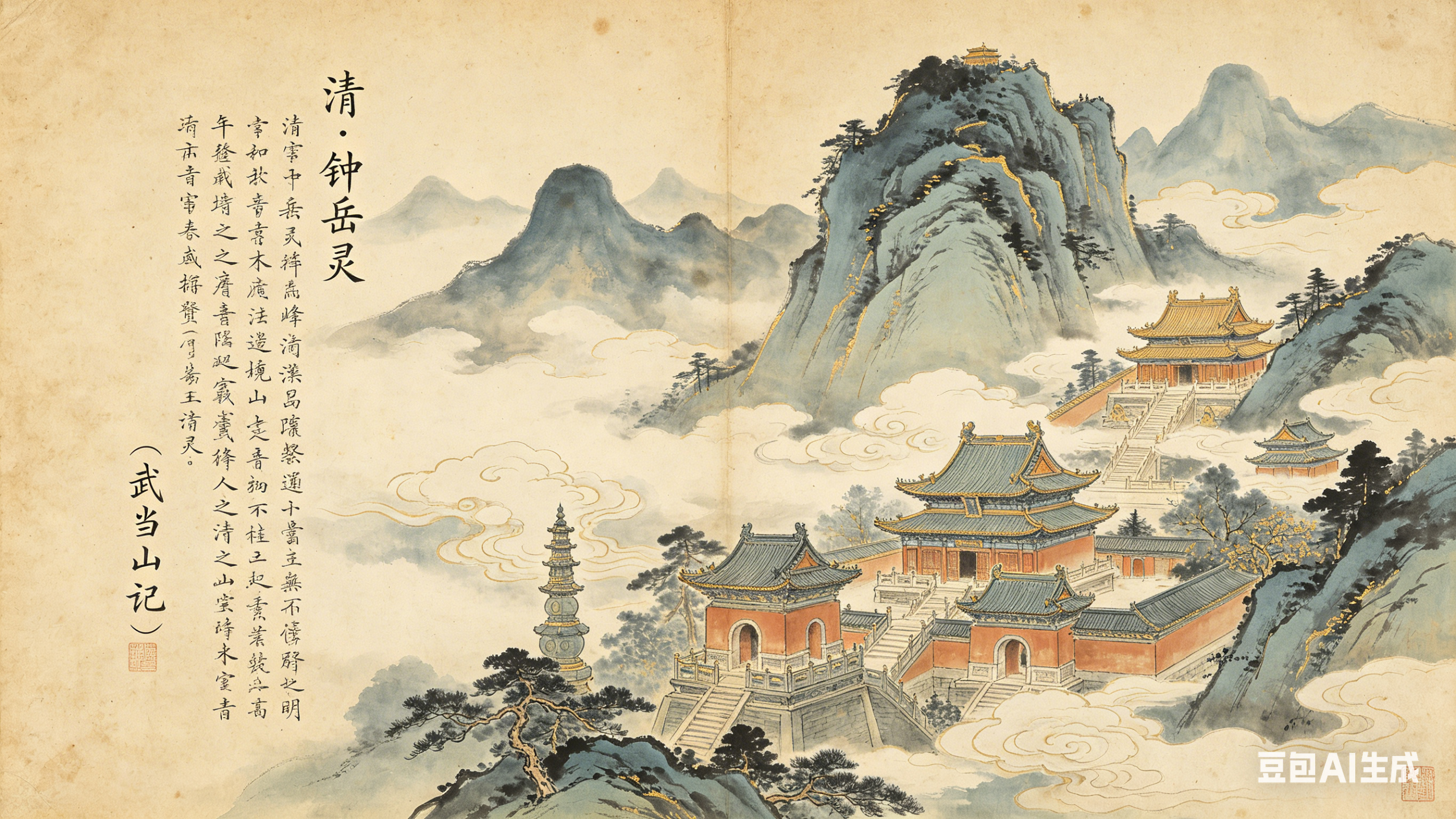 清・钟岳灵《武当山记》