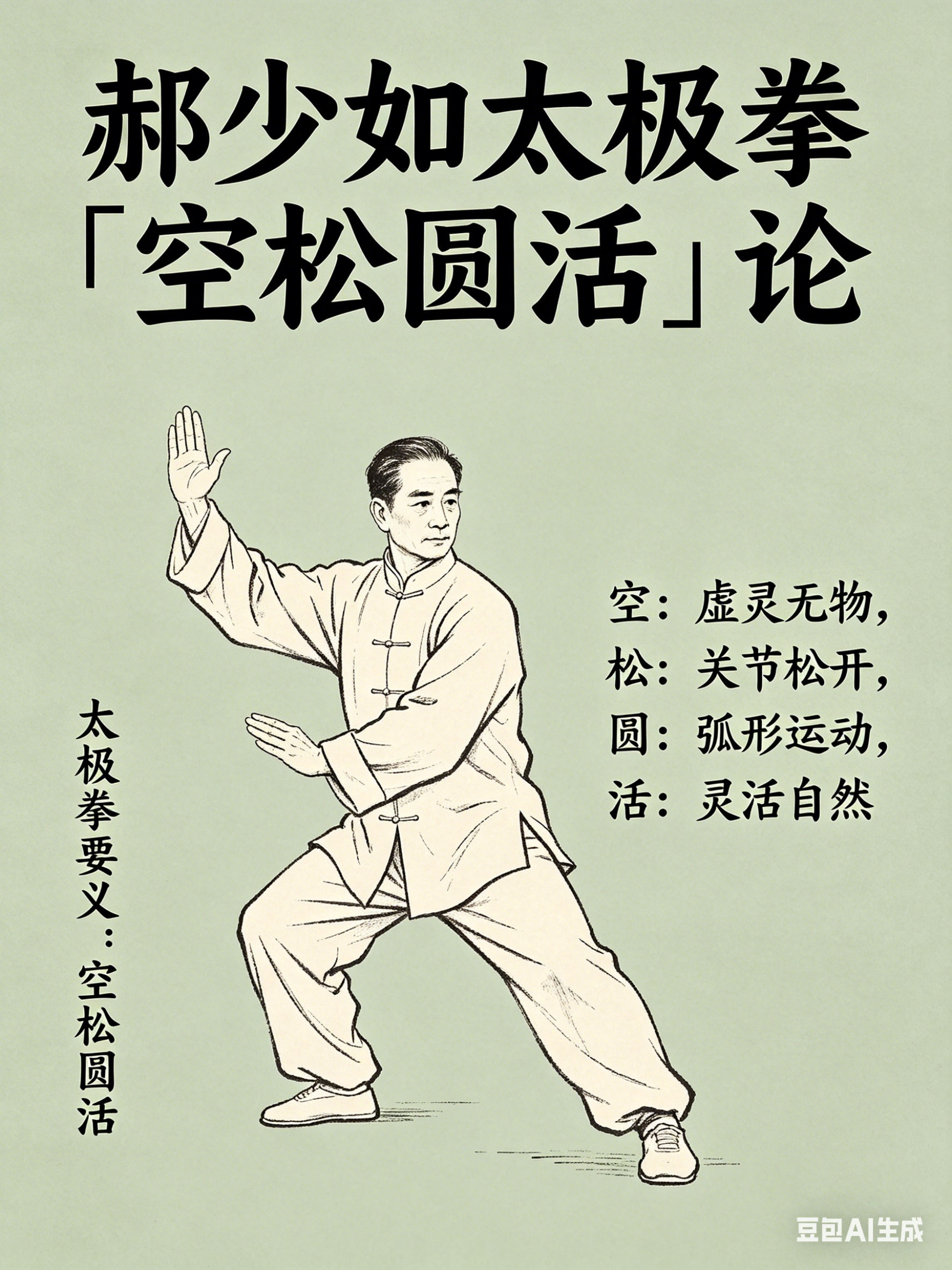  郝少如 太极拳「空松圆活」论