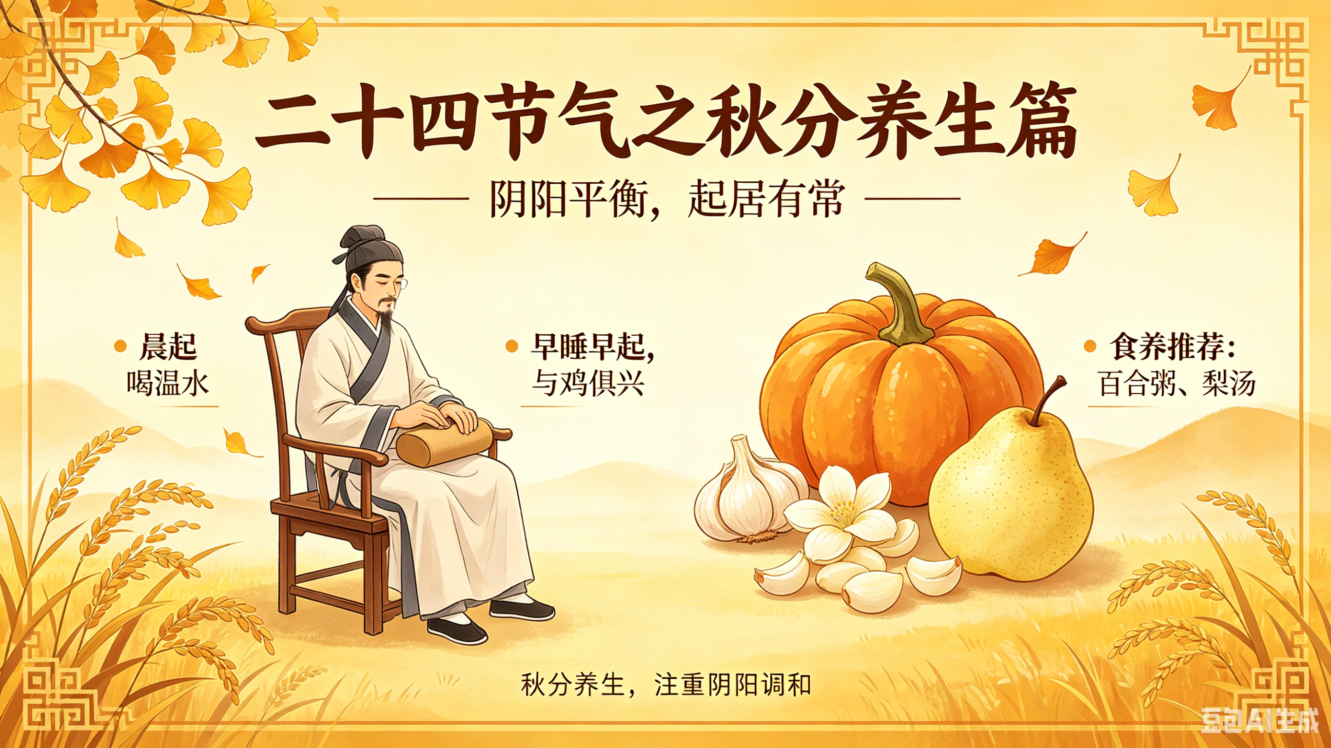 二十四节气之秋分养生篇   