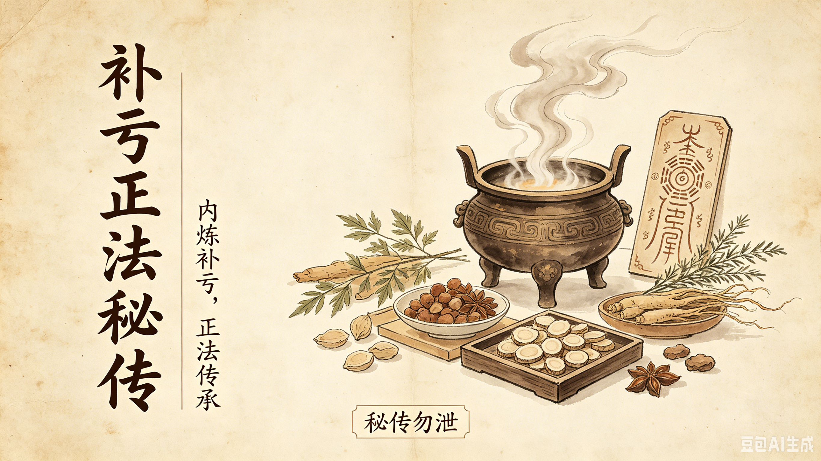 补亏正法秘传 
