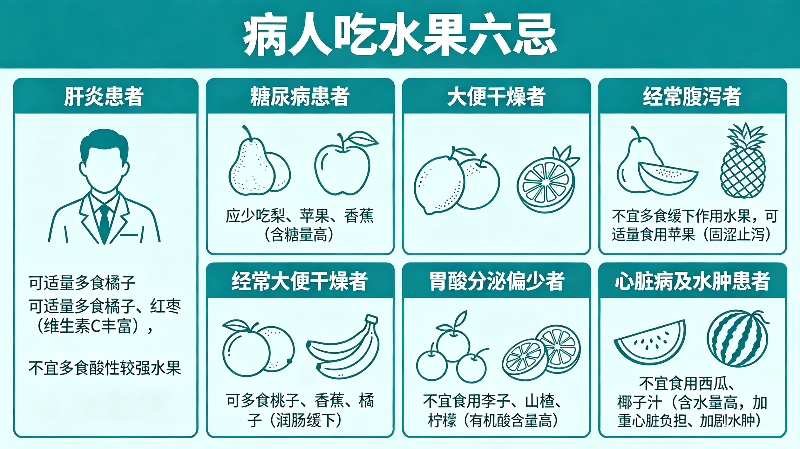 病人吃水果有哪“六忌”  