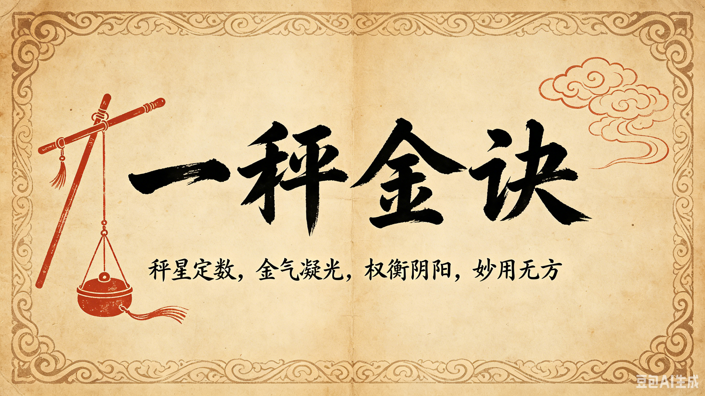 一秤金诀