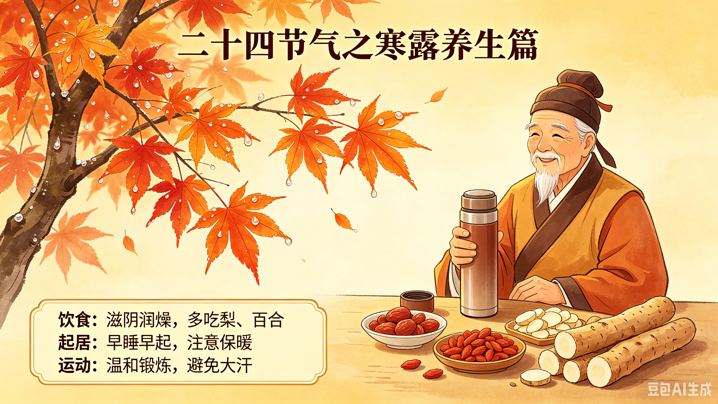 二十四节气之寒露养生篇  