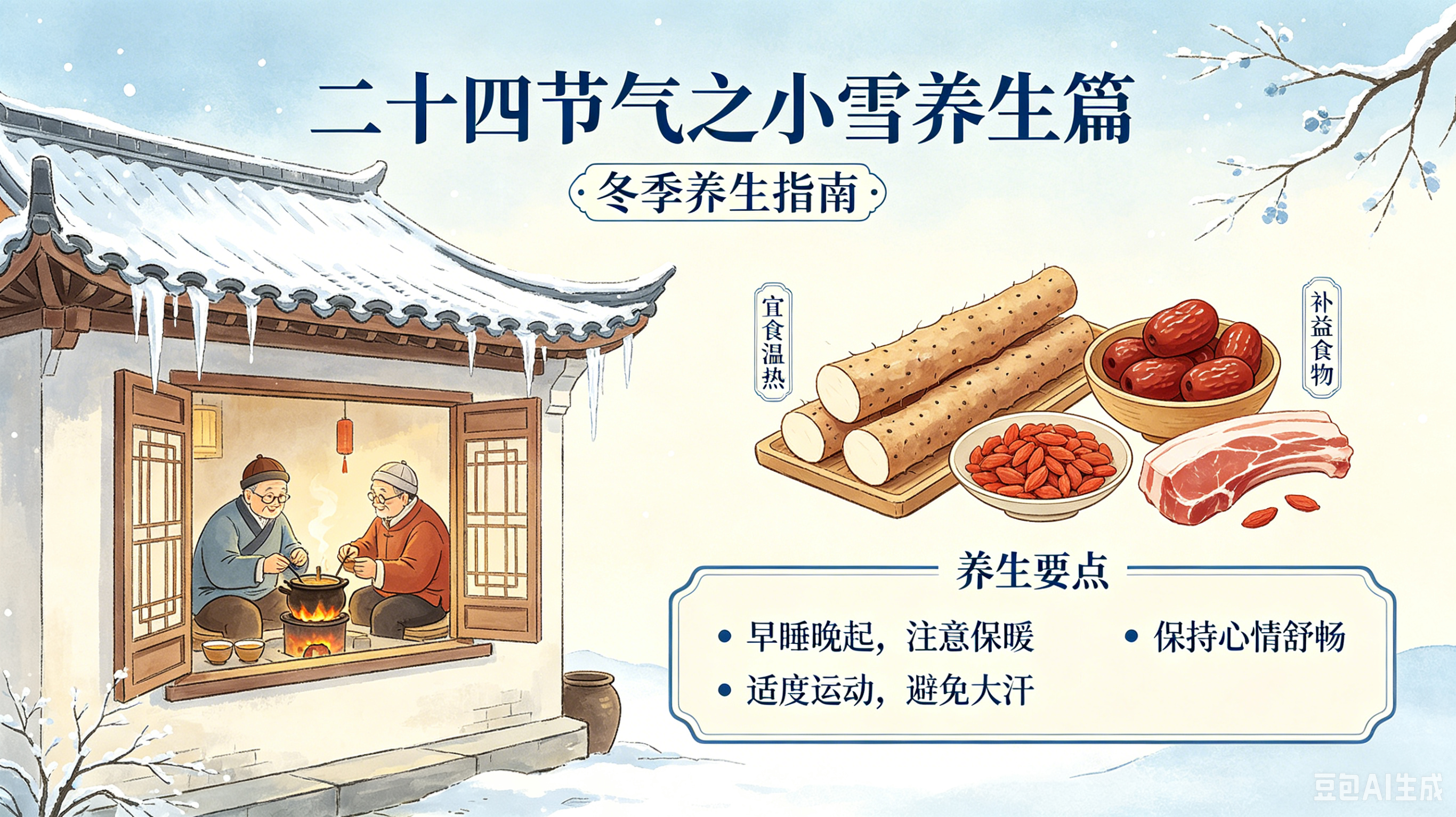 二十四节气之小雪养生篇  