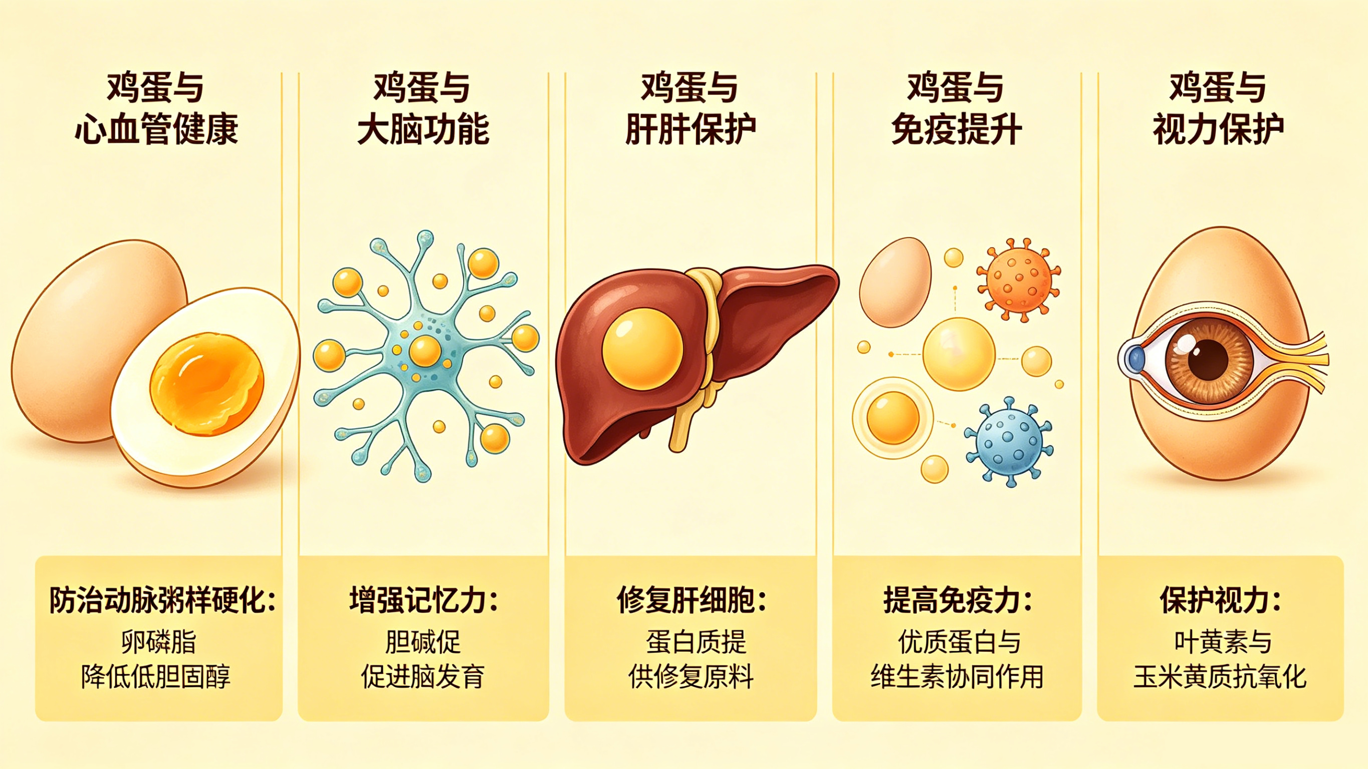 鸡蛋医疗保健功能说