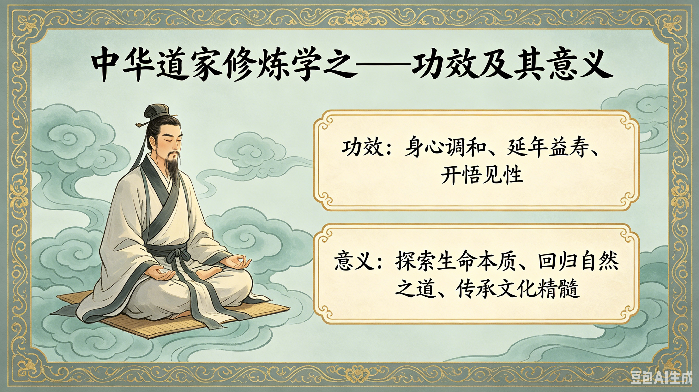 中华道家修炼学之——功效及其意义