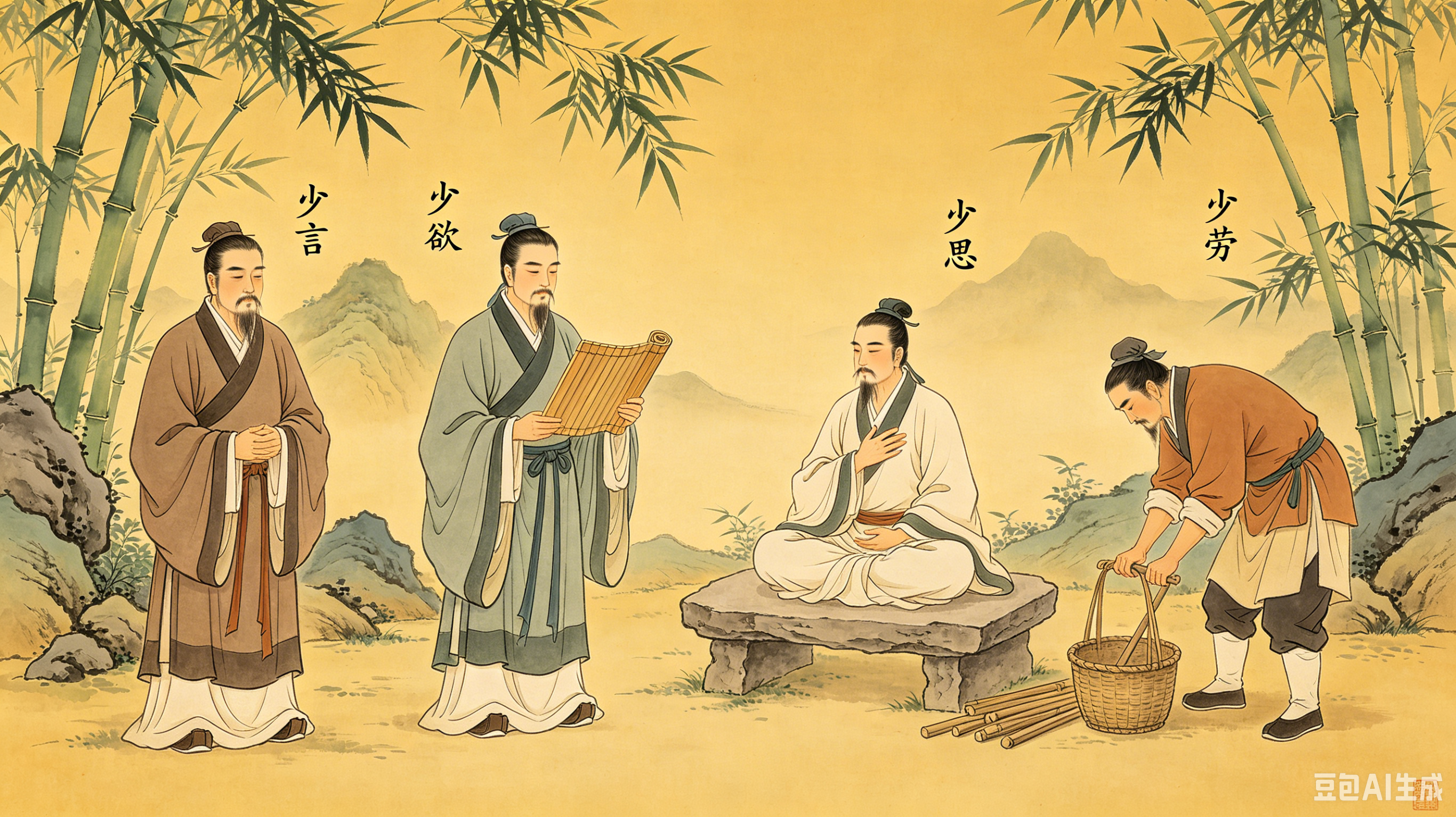 古代养生话四少
