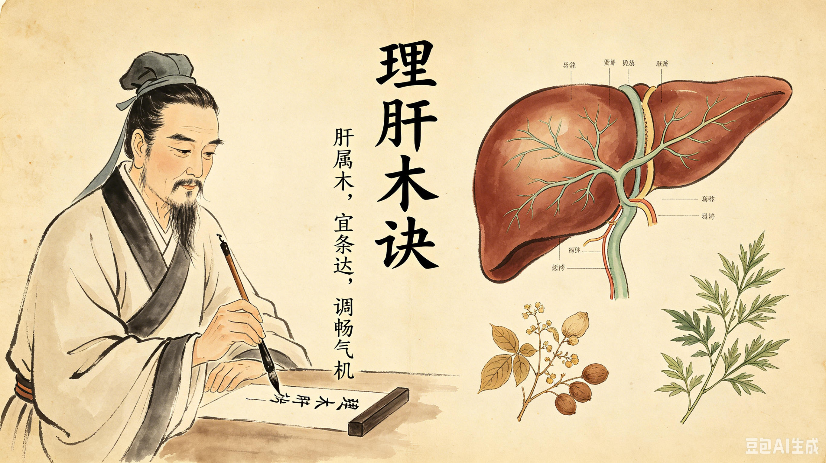 理肝木诀