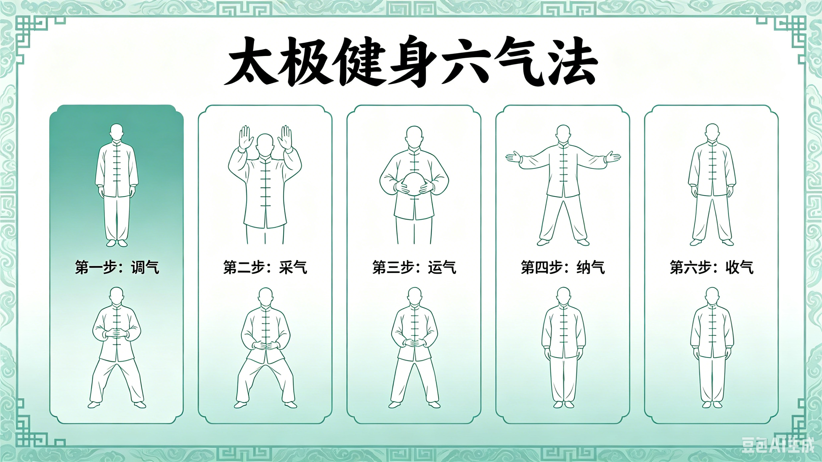 太极健身六气法