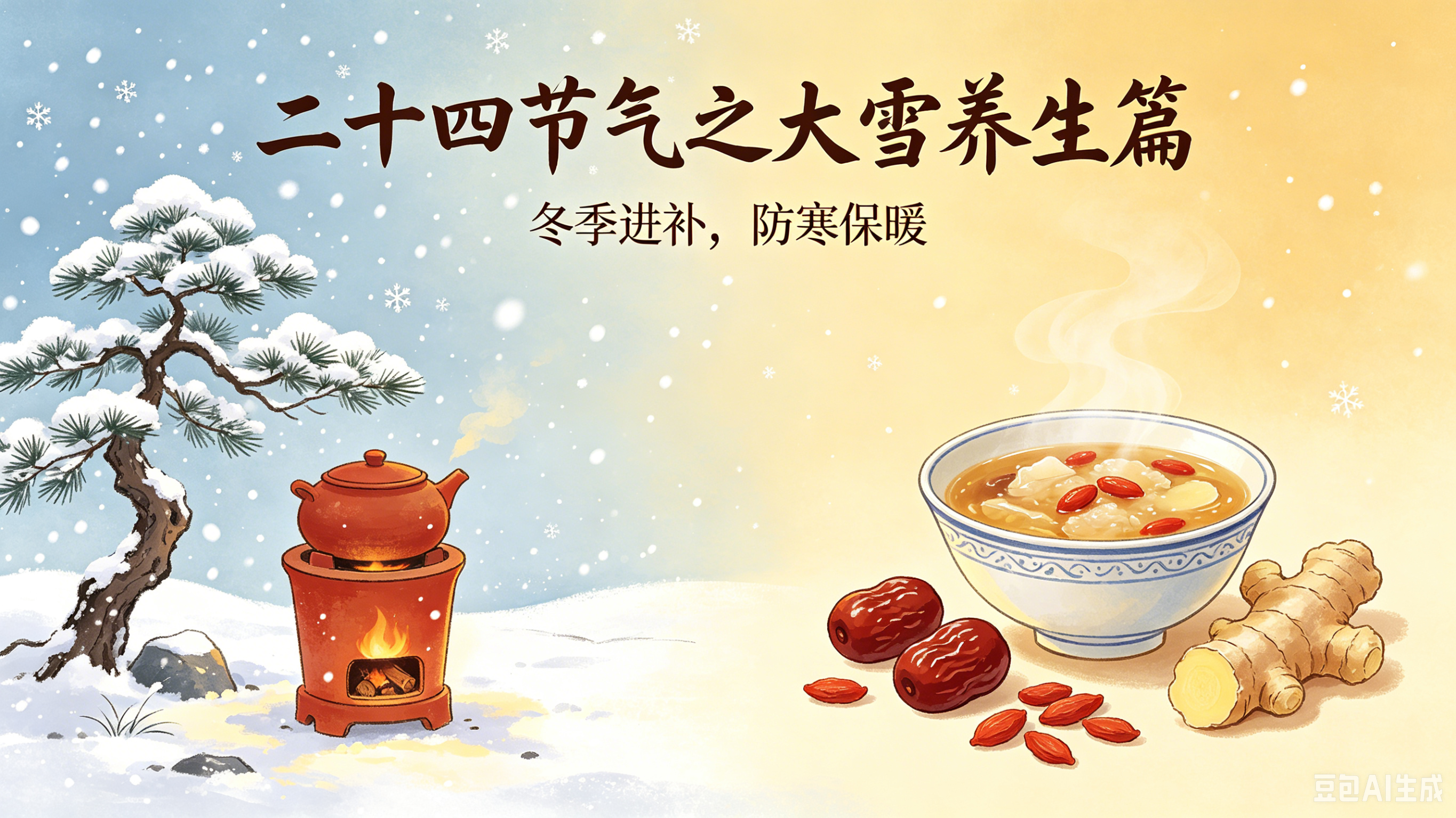 二十四节气之大雪养生篇  