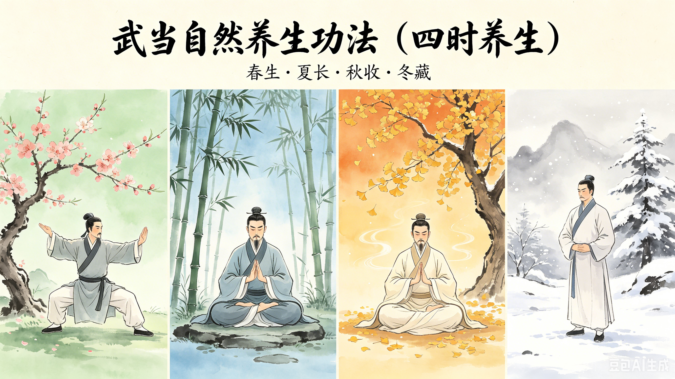 武当自然养生功法（四时养生）