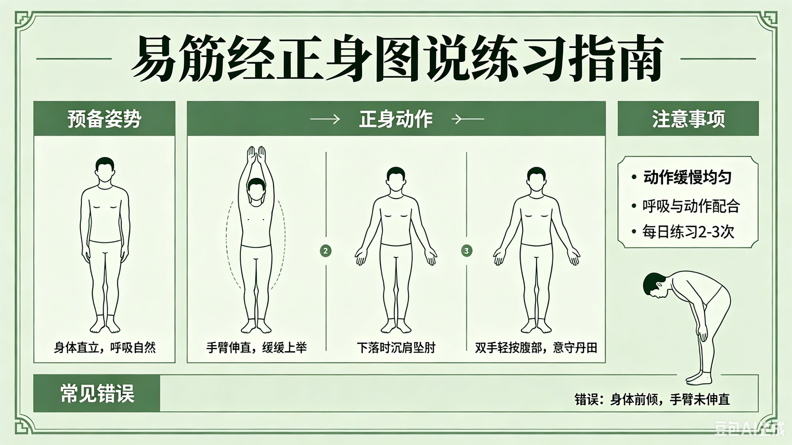 怎样练好易筋经的正身图说