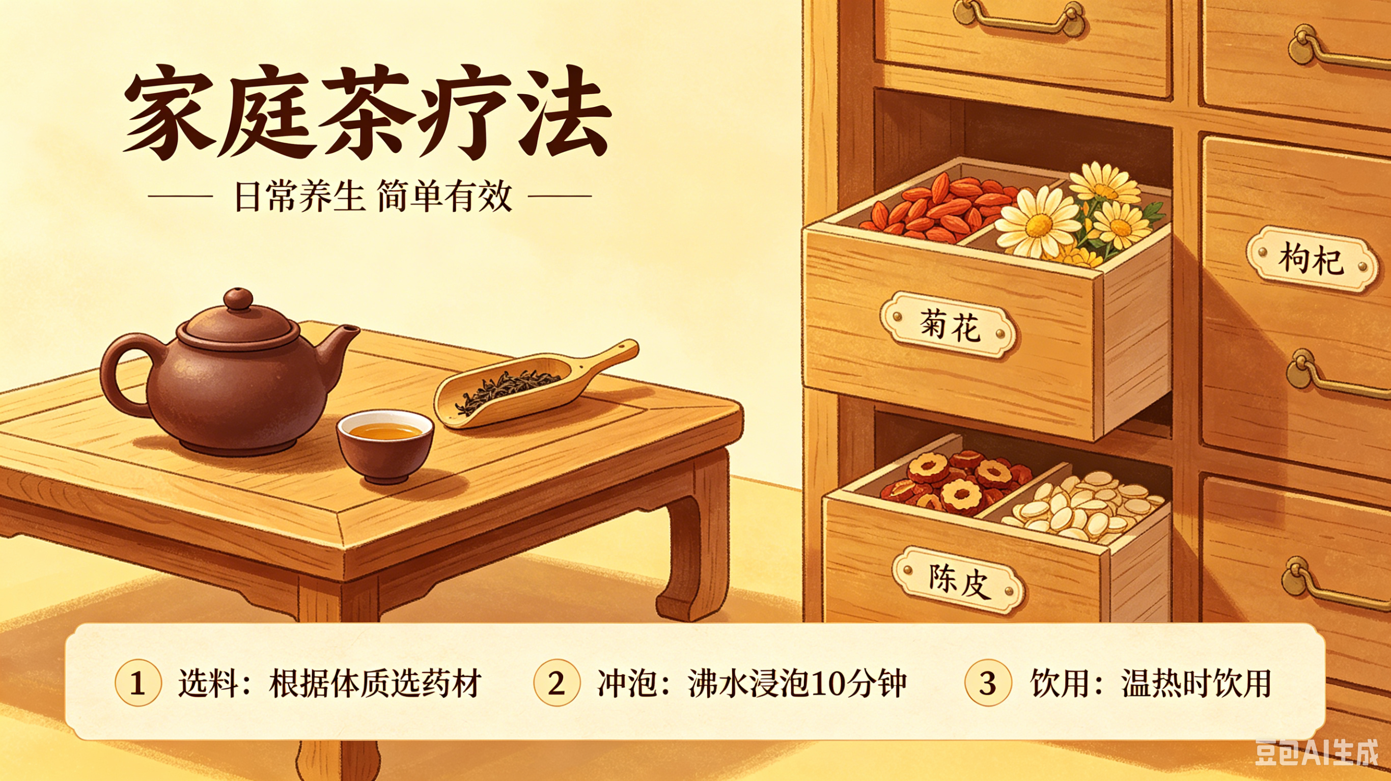 家庭茶疗法