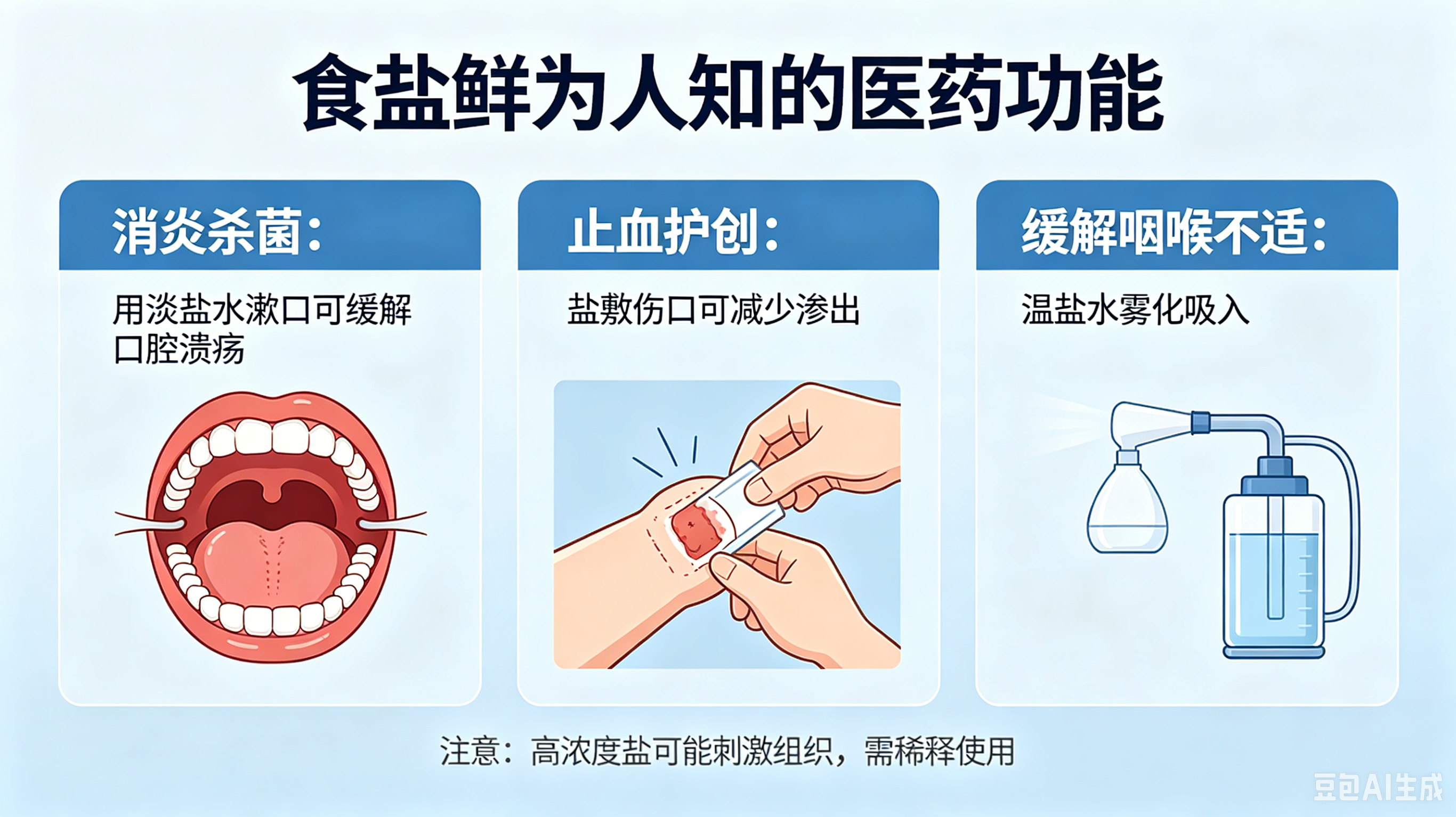 食盐鲜为人知的医药功能