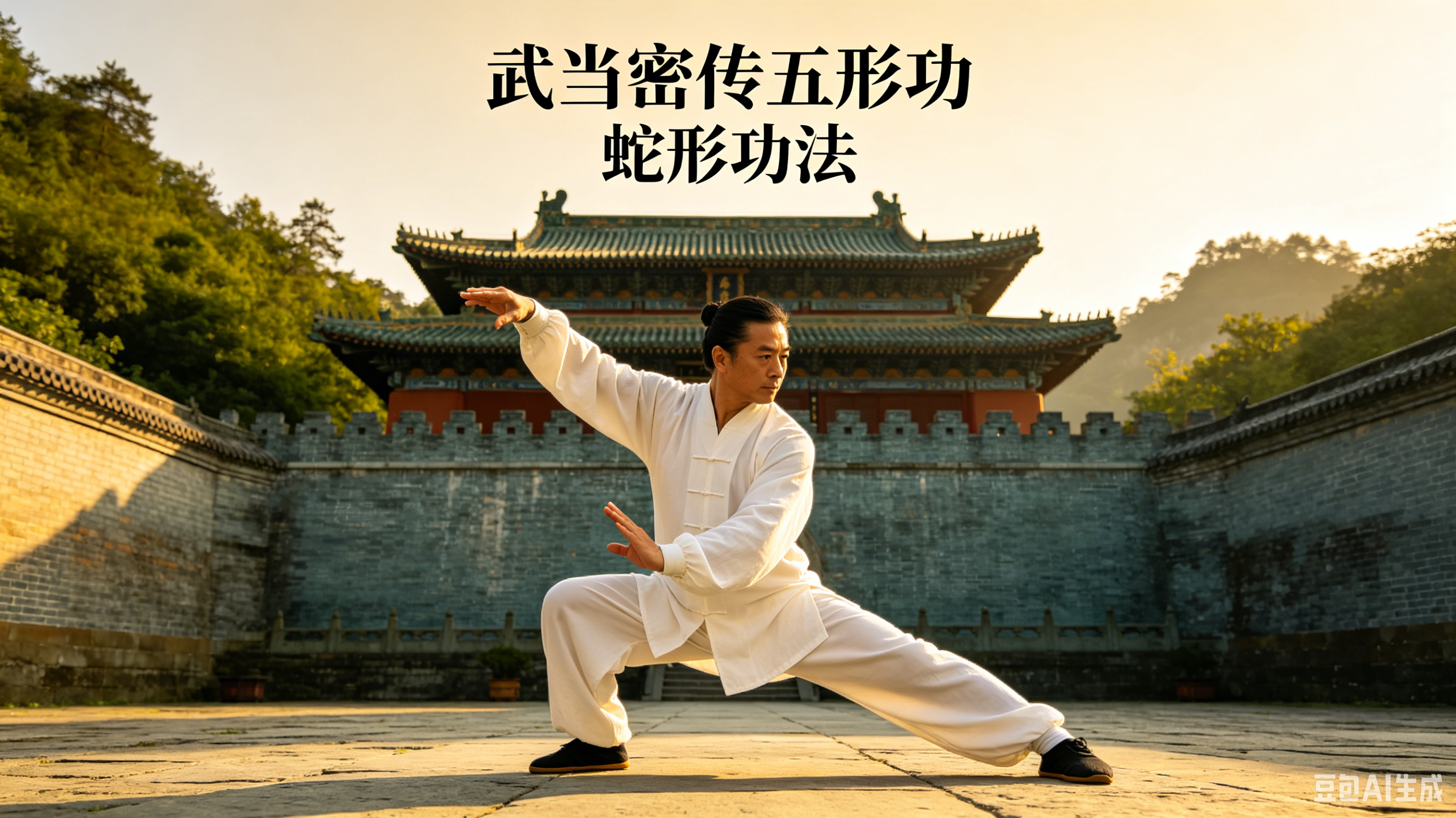 武当密传五形功 蛇形功法