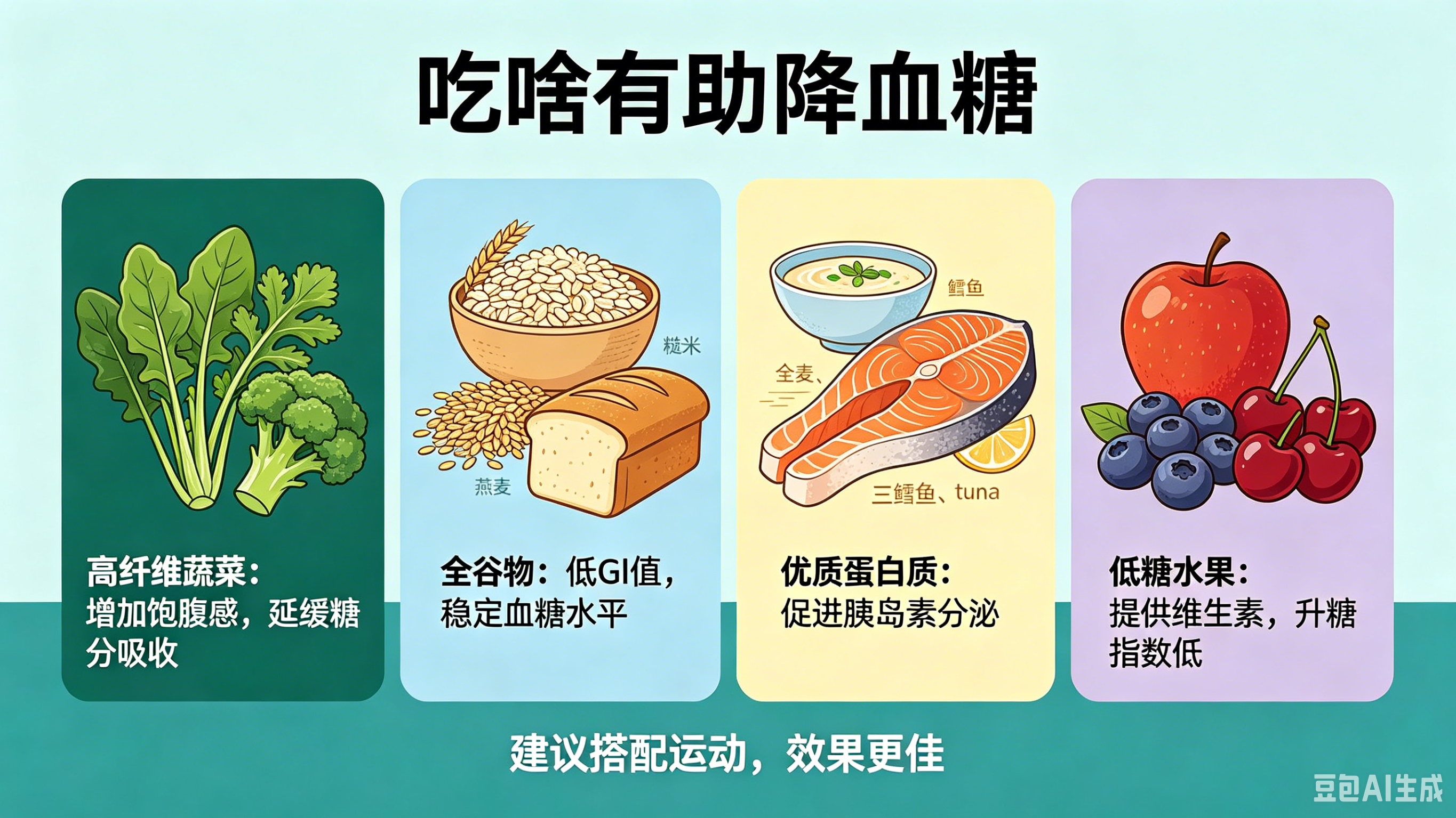 吃啥有助降血糖