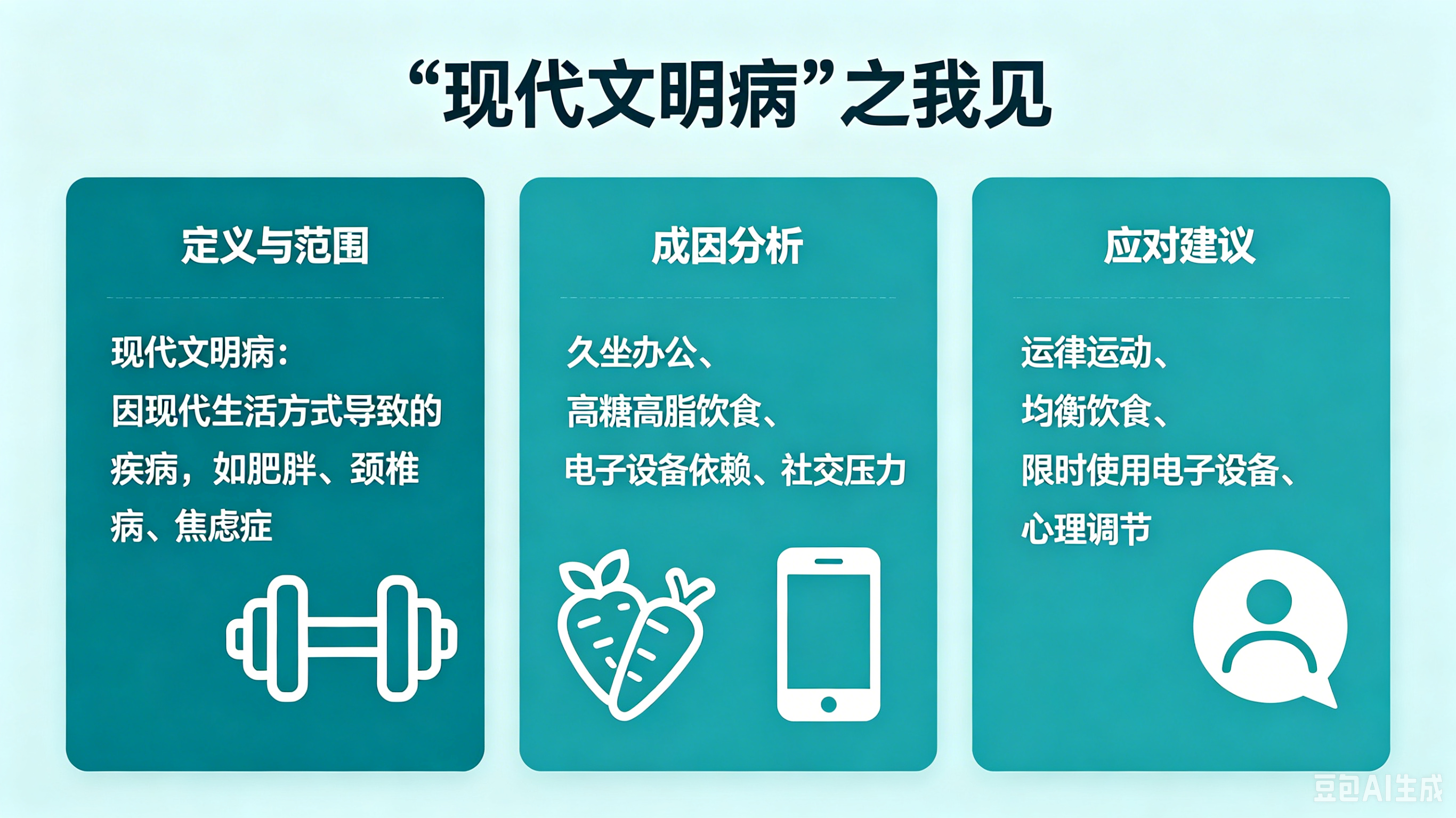“现代文明病”之我见