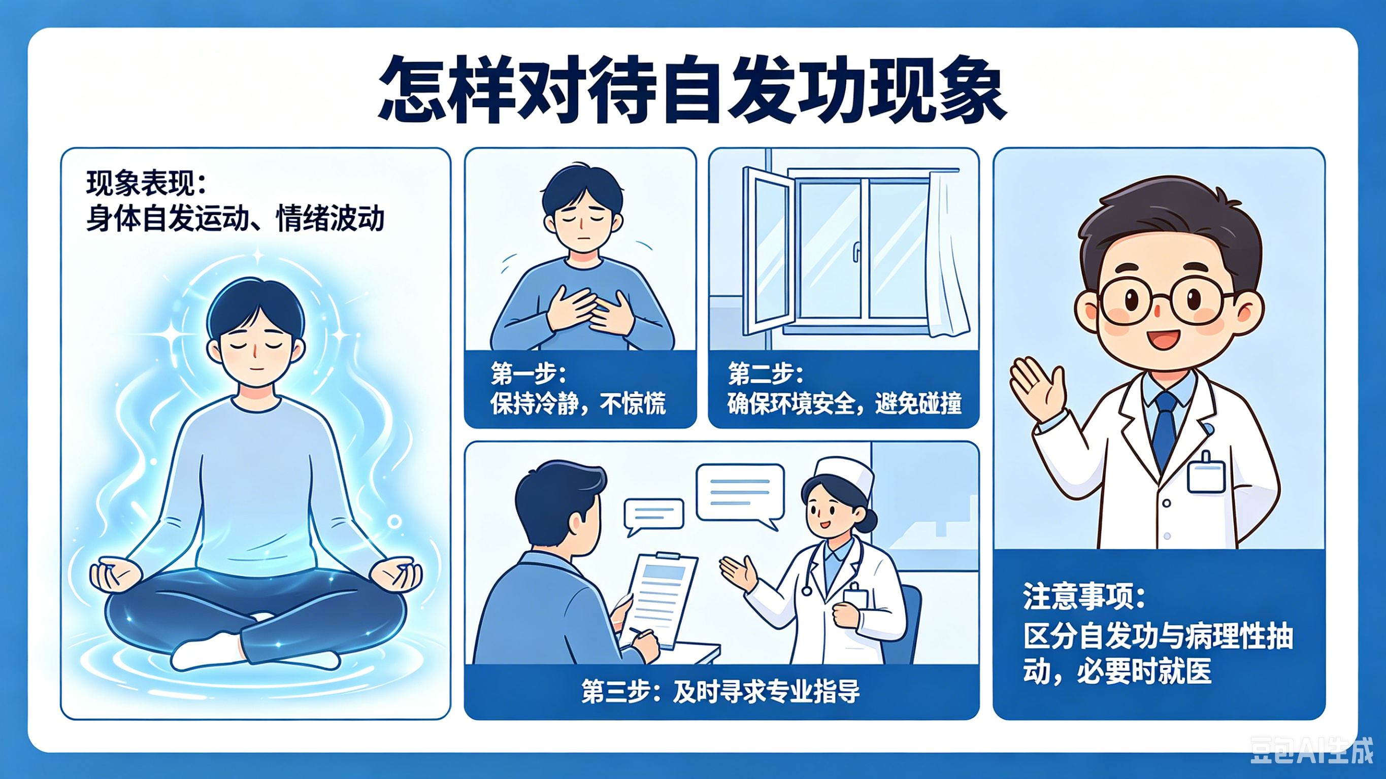 怎样对待自发功现象