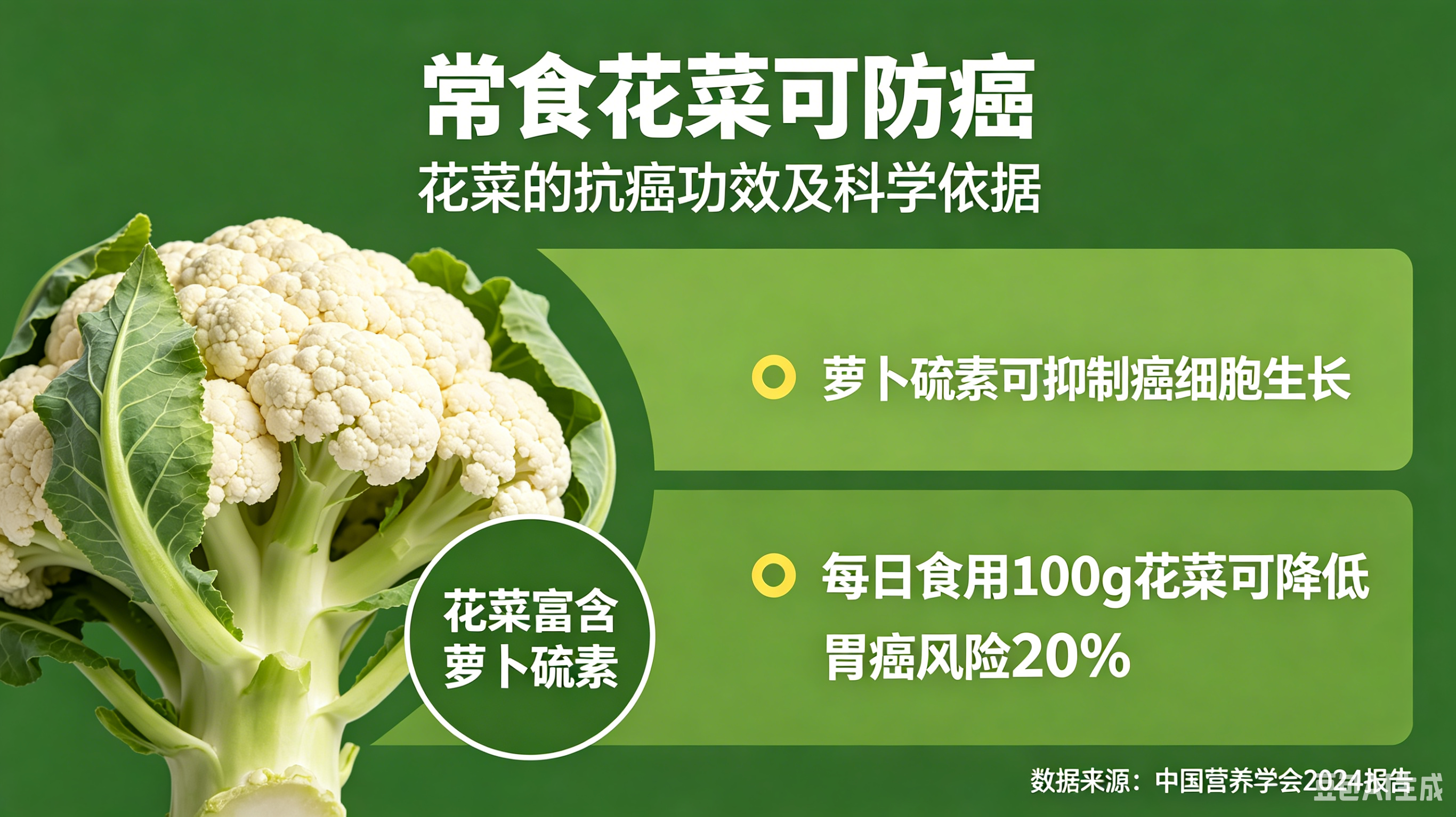 常食花菜可防癌