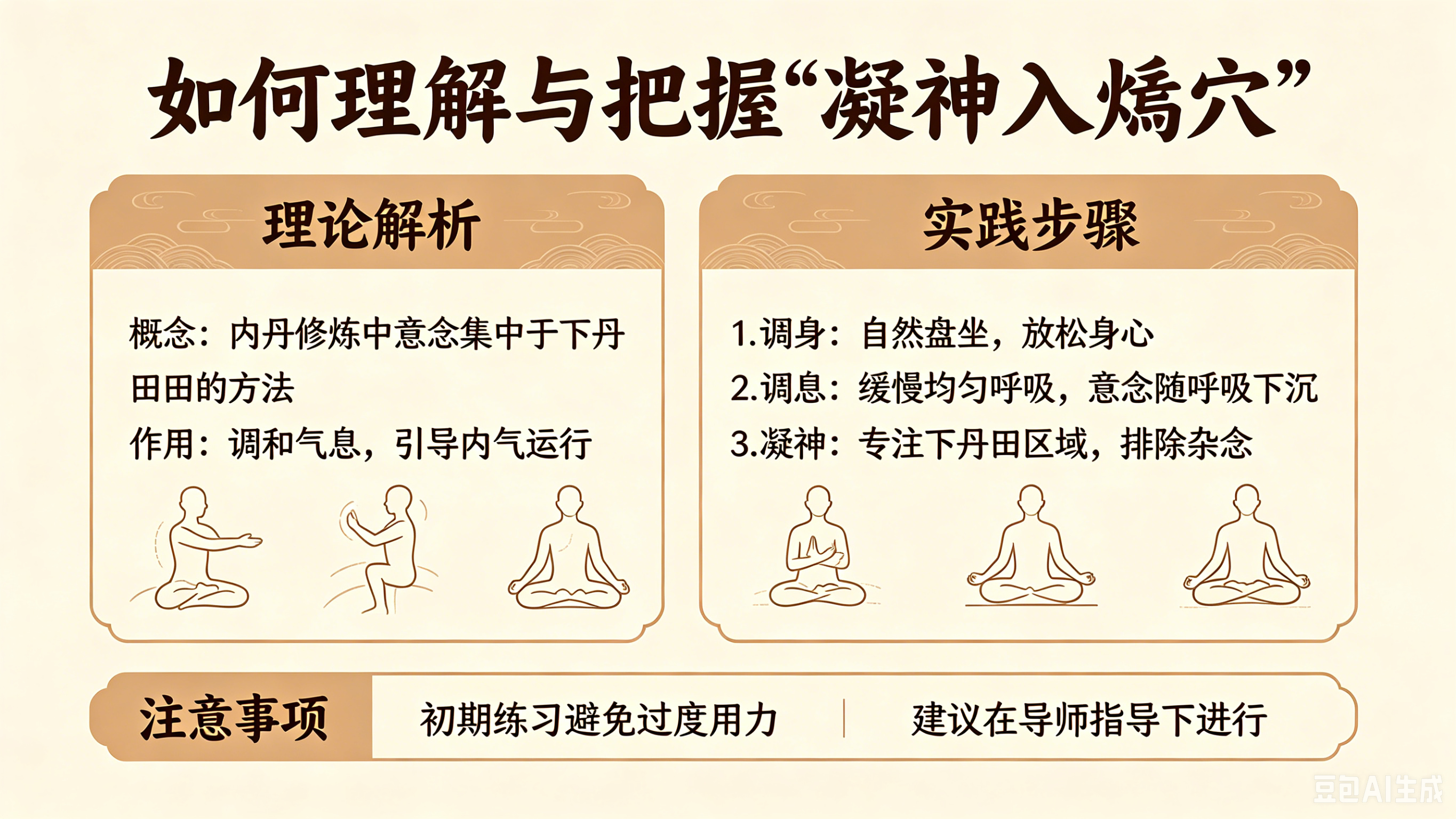 如何理解与把握“凝神入炁穴”？